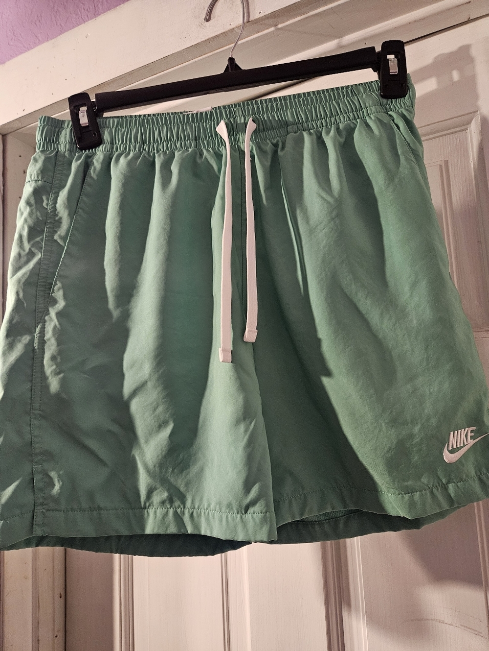 Nike Mint Green Men  Athletic Shorts Size M
